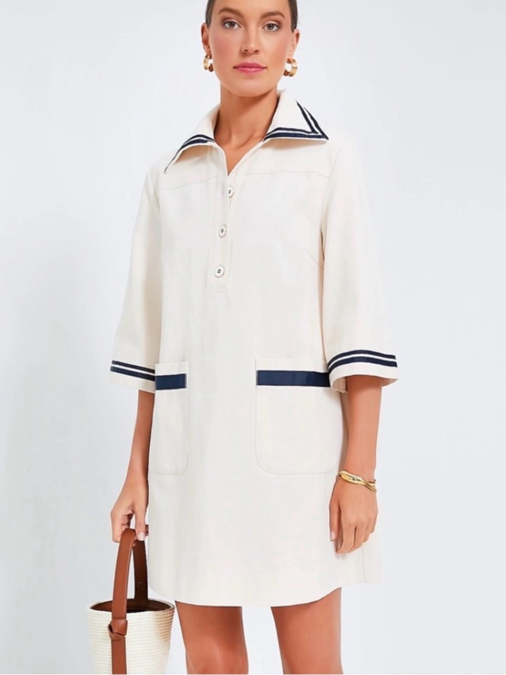 Pomander Place gardenia hart shirt Dress sailor style